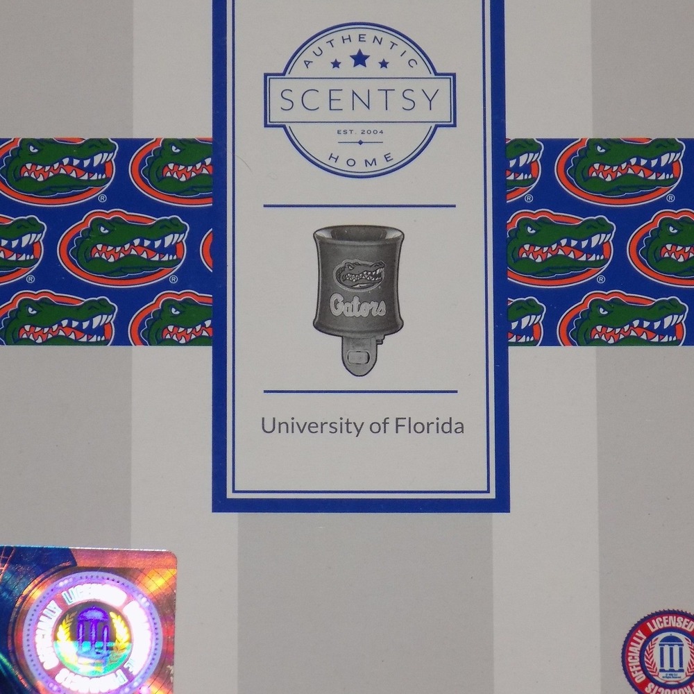 Scentsy University of Florida Gators Electric Wax Warmer and Bulb Set - Picture 2 of 4